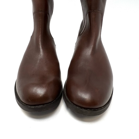 NEW Clarks Riding Boots Women’s Size 6 Brown Black Leather Tall Knee-High new - Picture 3 of 12